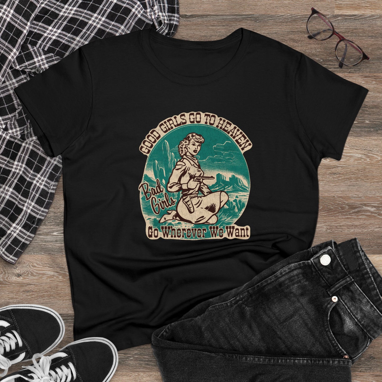 Women's Good Girls Western Cotton Tee