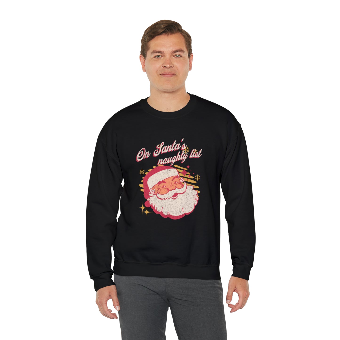 Santa's Naughty List Unisex Heavy Blend™ Crewneck Sweatshirt