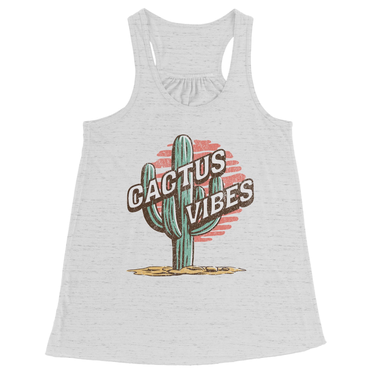 Women's Cactus Vibes Flowy Tank