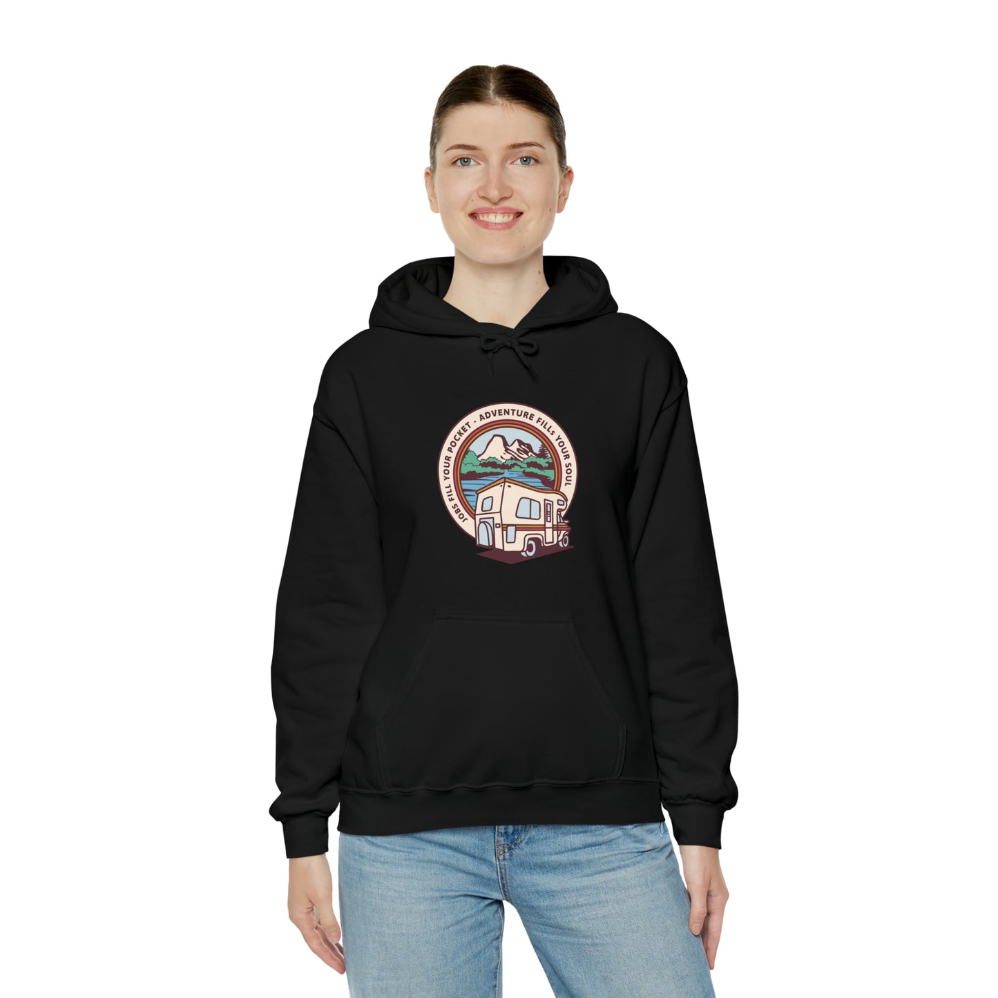 Adventure Fills My Soul Unisex Heavy Blend™ Hooded Sweatshirt