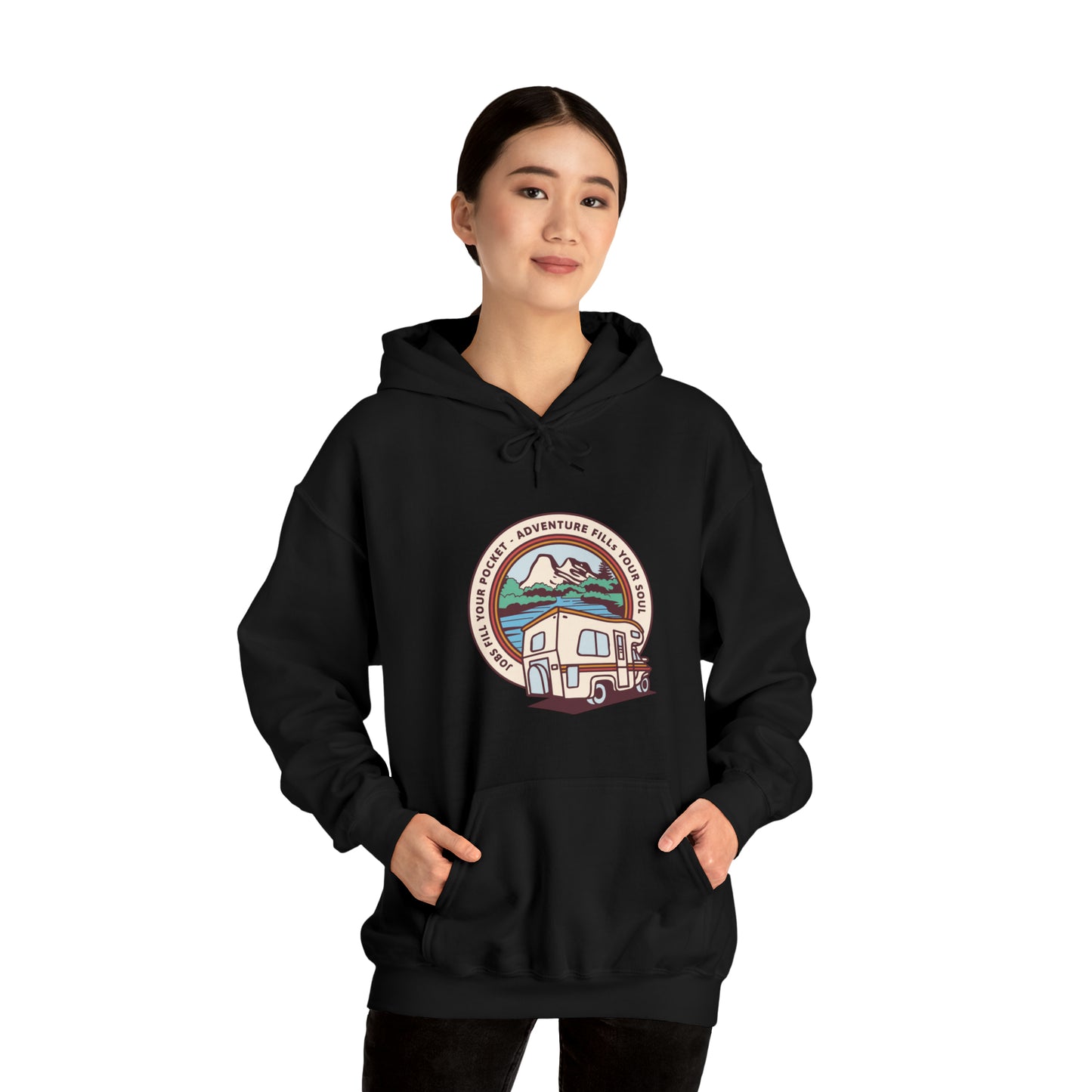 Adventure Fills My Soul Unisex Heavy Blend™ Hooded Sweatshirt