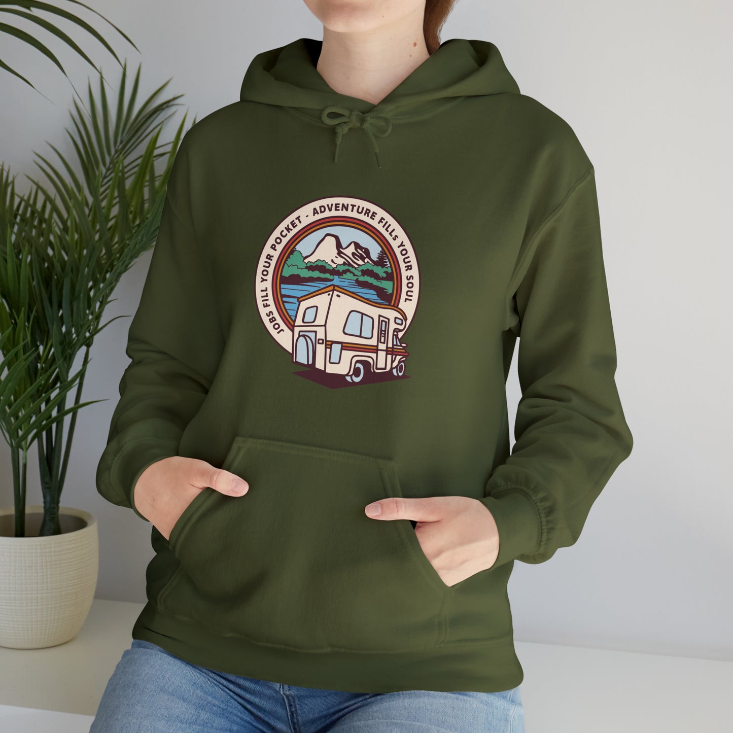 Adventure Fills My Soul Unisex Heavy Blend™ Hooded Sweatshirt