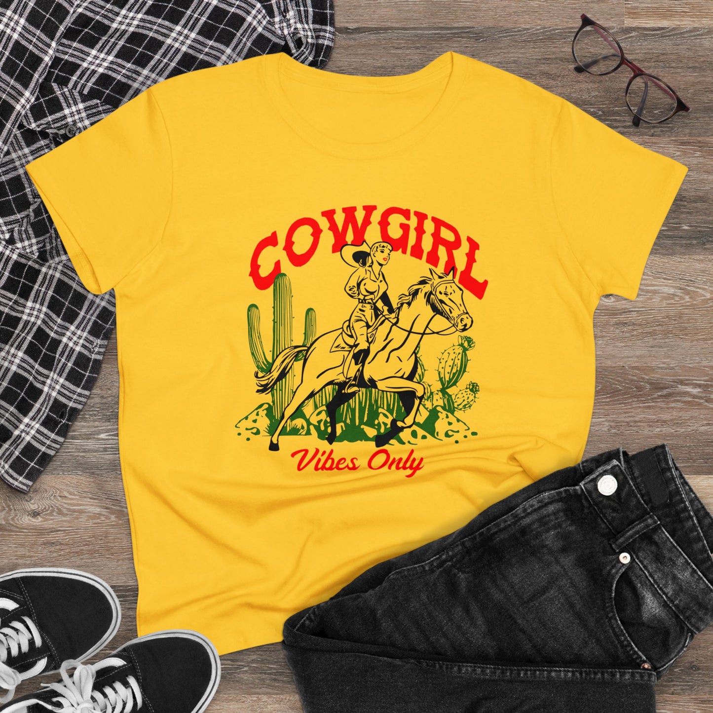 Cowgirl Vibes Only Women's Tee