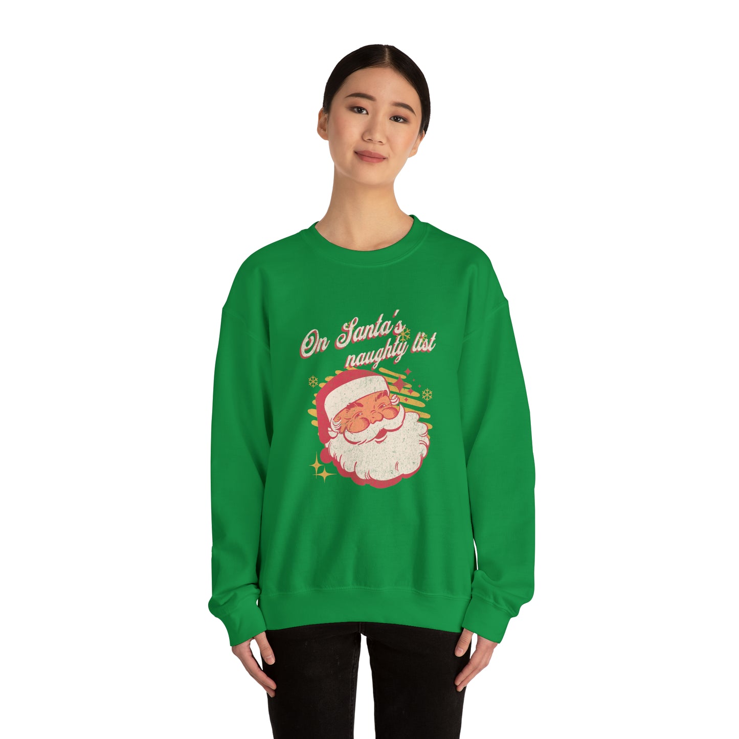 Santa's Naughty List Unisex Heavy Blend™ Crewneck Sweatshirt