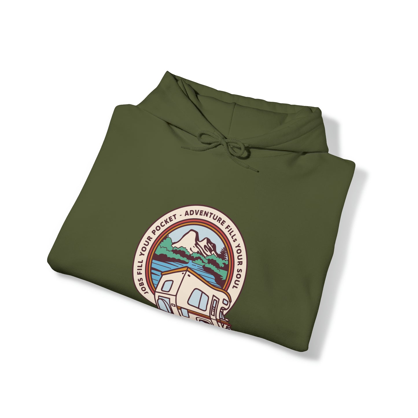 Adventure Fills My Soul Unisex Heavy Blend™ Hooded Sweatshirt