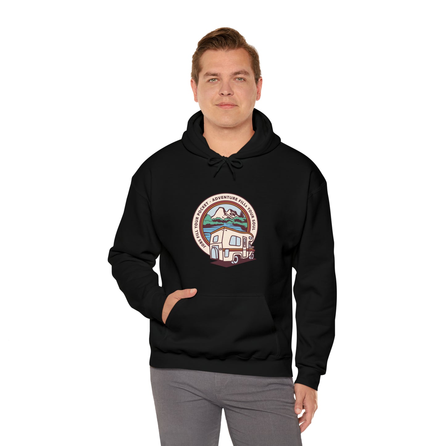 Adventure Fills My Soul Unisex Heavy Blend™ Hooded Sweatshirt