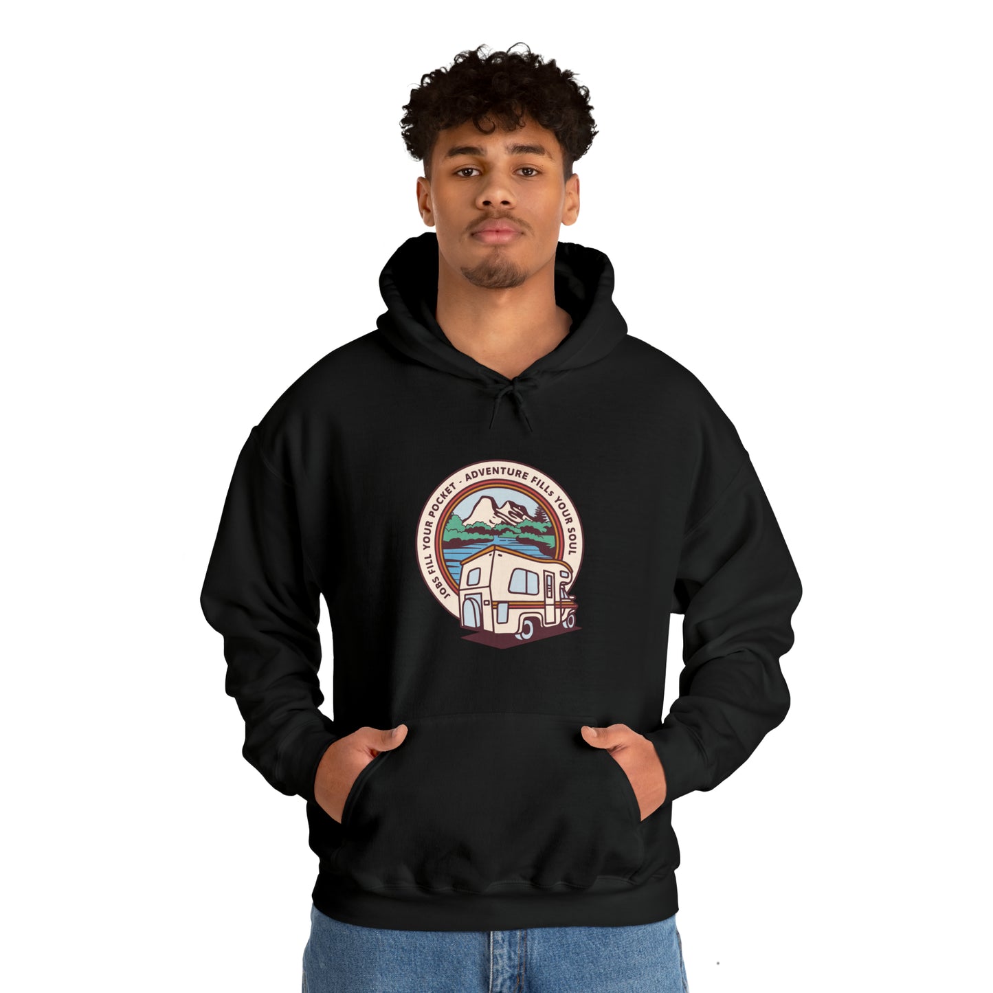 Adventure Fills My Soul Unisex Heavy Blend™ Hooded Sweatshirt