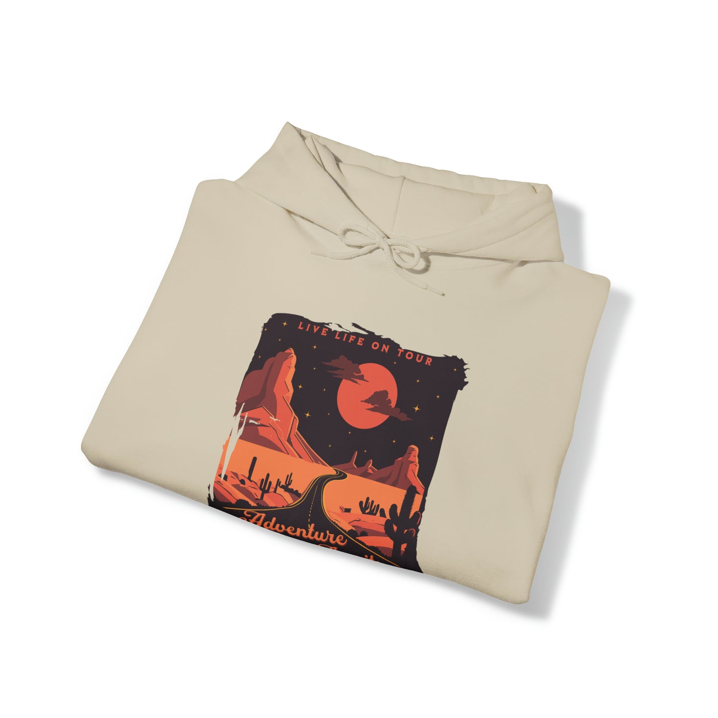 Adventure Awaits Unisex Heavy Blend™ Hooded Sweatshirt