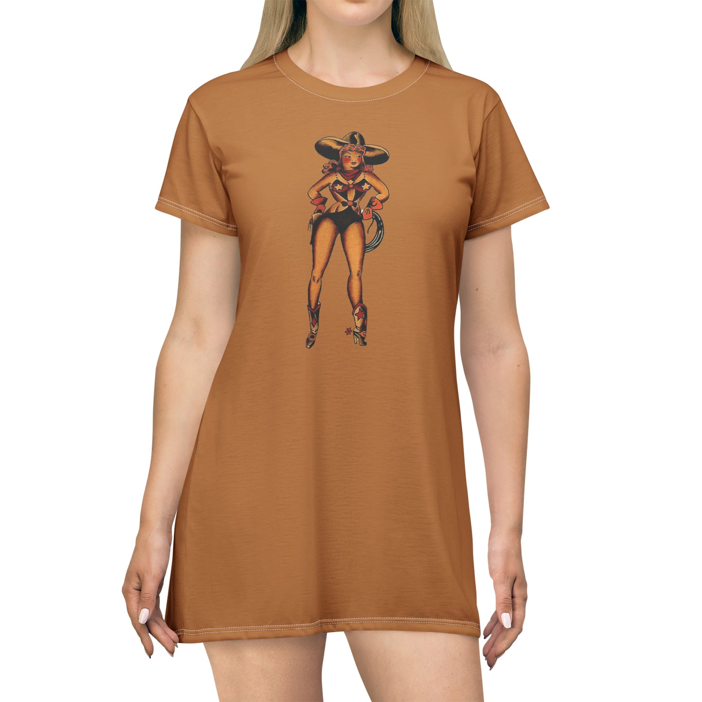 Cowgirl T-Shirt Dress