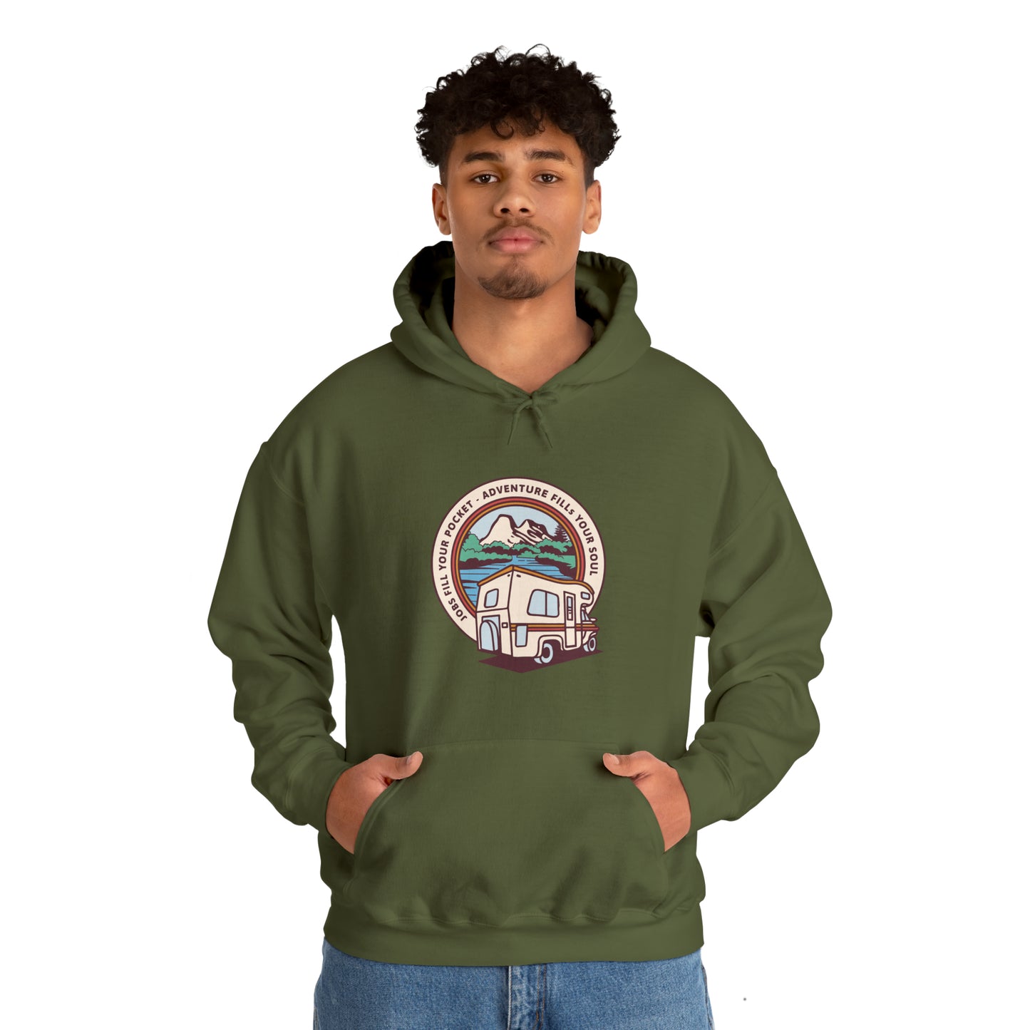 Adventure Fills My Soul Unisex Heavy Blend™ Hooded Sweatshirt
