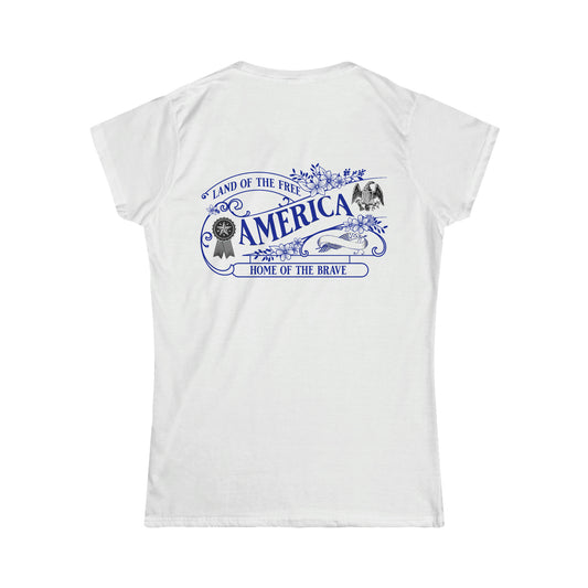 Women's Land of the Free Tee