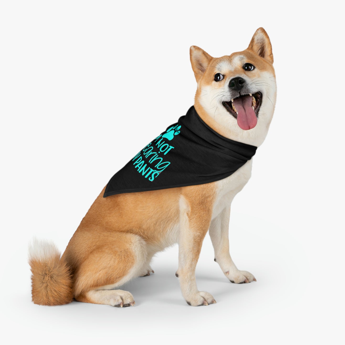 I'm Not Wearing Pants Pet Bandana