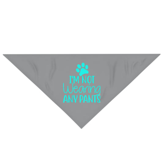 I'm Not Wearing Pants Pet Bandana